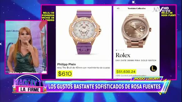 TROME - Magaly vacila a Cassandra al comparar su reloj con el de Rosa Fuentes: “Hay varios ceros de diferencia”