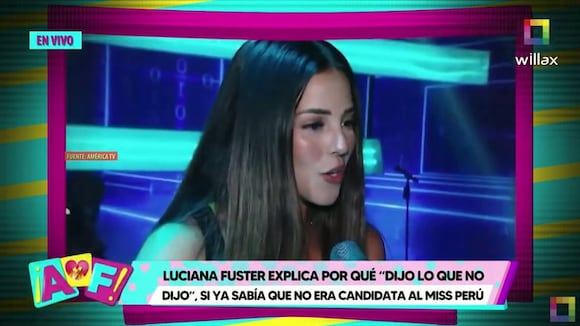 TROME | Luciana Fuster no va al Miss Perú