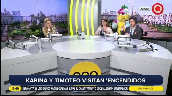 TROME | Timoteo protagonizó fuerte caída en plena entrevista radial: ¿Cómo reaccionó Karina Rivera?
