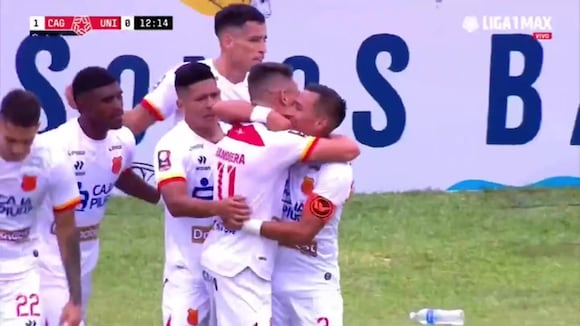 Gol de Neri Bandiera para el 1-0 de Atlético Grau vs. Universitario. (Video: Liga 1 Max)