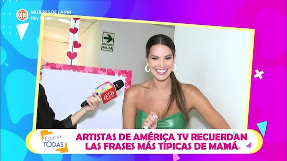 Valeria Piazza cuenta anécdota con su madre