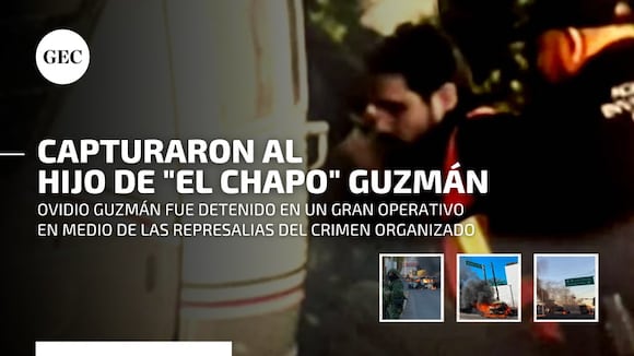 Capturan al hijo de “El Chapo” Guzmán: los impactantes videos del caos que desató su detención