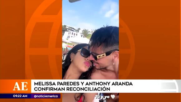 Melissa Paredes y Anthony Aranda confirma reconciliación
