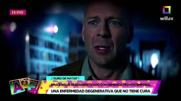 TROME - Bruce Willis: ¿Qué es la demencia frontotemporal y cómo afecta al actor?