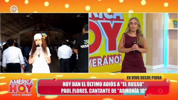 Piura: Janet Barboza en velorio de Paul Flores