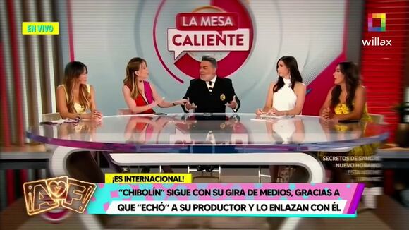 TROME - Andrés Hurtado en shock cuando en Telemundo lo enlazan EN VIVO con productor que despidió