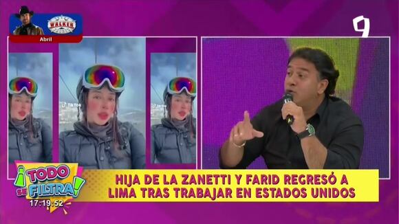 TROME - Farid Ode se quiebra por su hija Gamille: Engreída de Mariella Zanetti volvió a Perú tras cuatro meses en EE.UU.