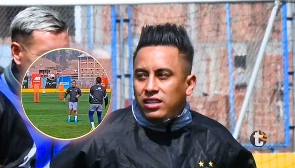 Christian Cueva sorprendió con su presencia en entrenamieto de Cienciano en Anta (Video: