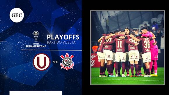 Universitario vs. Corinthians: qué canal de tv transmite el partido de la Copa Sudamericana 2023
