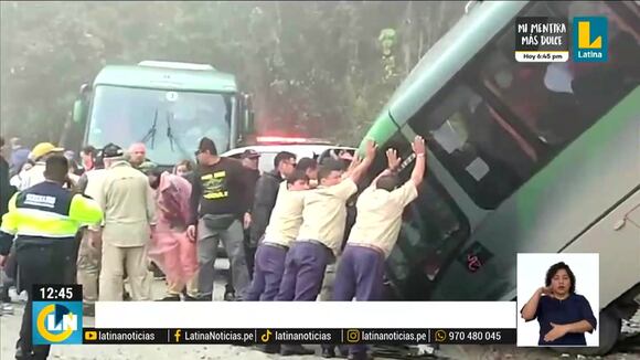 Accidente de bus en Cusco