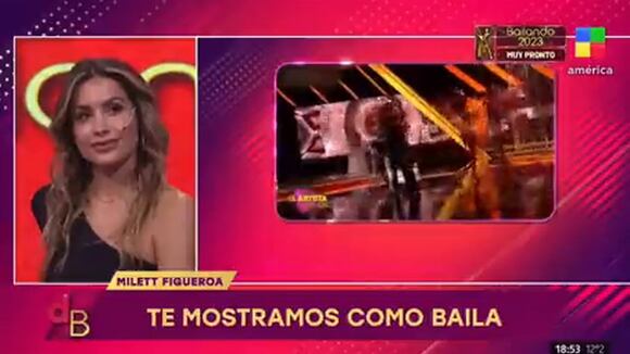TROME |Milett Figueroa en el debate de Bailando (América Argentina)