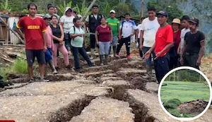 Ayacucho: comunidad al borde de la desaparición por enormes grietas