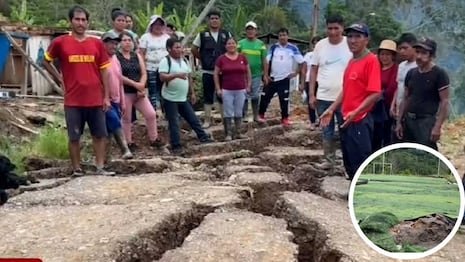 Ayacucho: comunidad al borde de la desaparición por enormes grietas