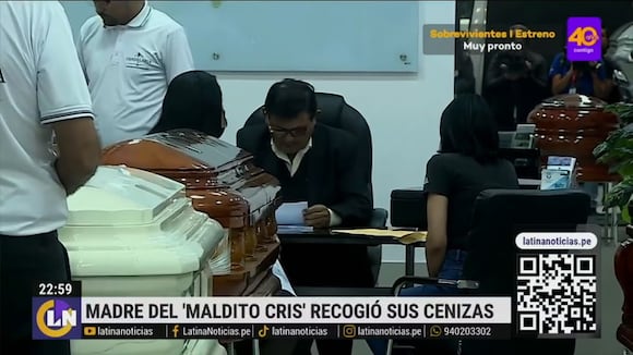 MADRE DEL ‘MALDITO CRIS’ RECOGIÓ LAS CENIZAS DE SU HIJO DE CAMPOSANTO EN LURÍN