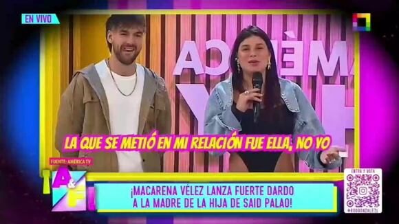 TROME - Macarena lanza advertencia a ex de Said Palao tras acusarla de meterse en su exrelación: “Tengo conversaciones”
