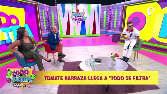 TROME - Tomate Barraza se hace el ‘loco’ cuando le preguntan por ampay del novio de Vanessa López: “No me compete”