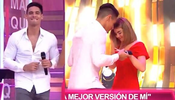 Facundo González sacó sus mejores pasos de baile para sorprender a Alex Béjar