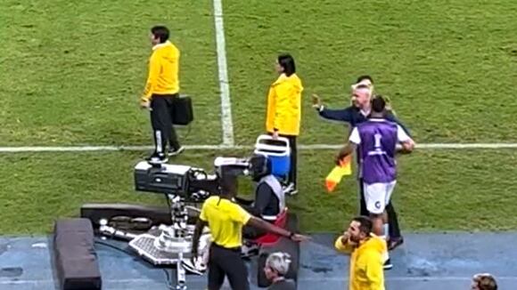 Los gestos de Tiago Nunes que enfurecieron a River Plate (Video: Nicole Sotelo)