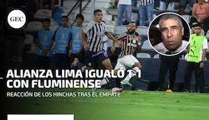 Alianza Lima 1-1 Fluminense: Así reaccionaron los hinchas blanquiazules