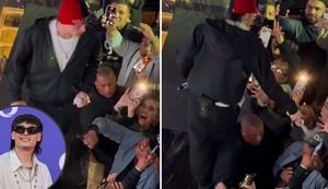 En el ojo de la tormenta: Peso Pluma arrojó agua en el rostro de un fanático durante concierto