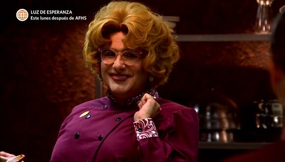 Francesca conoció a Diego Montalbán vestido de mujer: "María Pía"