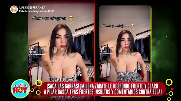 Milena Zárate le responde a Pilar Gasca