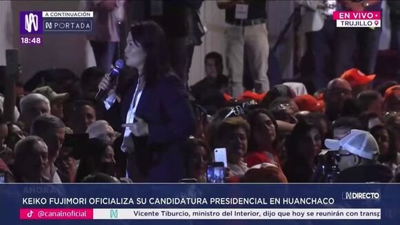 TROME - Keiko oficializa su candidatura presidencial por cuarta vez y no postulará al Senado: “No quiero premios consuelo”