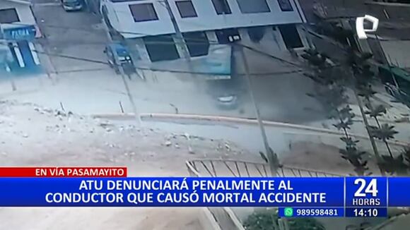 Atu Denunciará Penalmente A Conductor Que Ocasionó Accidente En Vía Pasamayito (1)