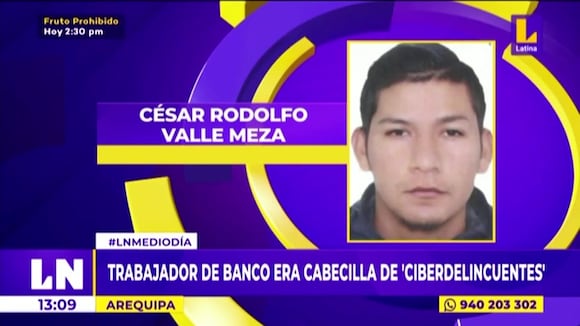 Extrabajador de Interbank fue capturado por robar sistemáticamente 1 millón de soles