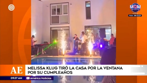 Melissa Klug festeja cumpleaños