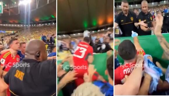 La bronca de 'Dibu' Martínez en el Maracaná