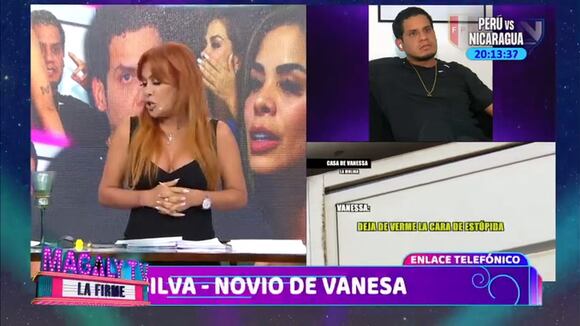 TROME - Novio de Vanessa López niega que lo haya instruido para entrevista y Magaly explota y lo saca del aire: “Chau, no tengo paciencia”