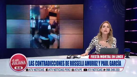 TROME | Juliana Oxenford sobre Rosselli Amuruz (ATV Noticias)