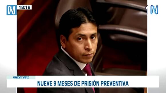 TROME - Freddy Díaz: PJ dicta nueve meses de prisión preventiva para excongresista