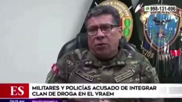 Capturaron a tres militares y un suboficial de la PNP que serían parte de una red de narcotráfico en el VRAEM
