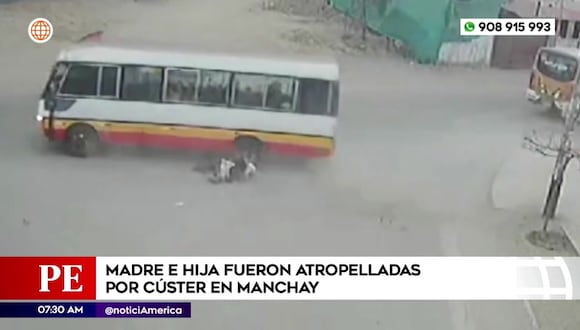 Madre e hija son atropelladas por cúster 'pirata'