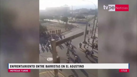El Agustino: Enfrentamientos entre barristas
