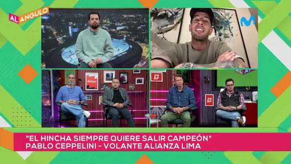 Pablo Ceppelini arrepentido de gestos obscenos a hinchas de Alianza Lima (Movistar Deportes)