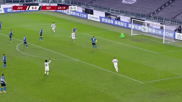 Cristiano Ronaldo realizó jugadón que pudo terminar en golazo en Juventus vs Inter (EPSN)