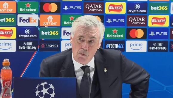Ancelotti sobre las posibilidades de avanzar a semifinales: “Son muy pocas”