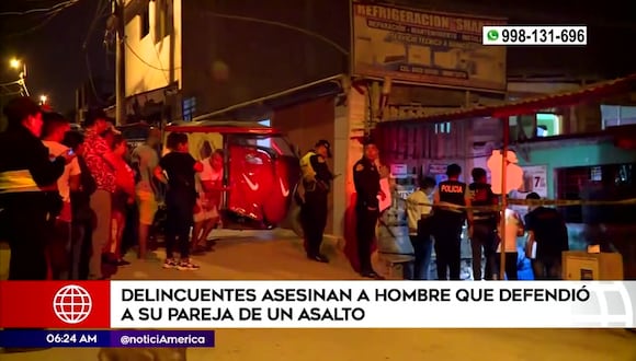 Ventanilla: Delincuentes asesinan a hombre que defendió a su pareja de asalto