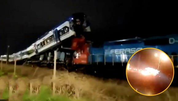 Momento exacto del choque frontal entre dos trenes en Chile: accidente deja 2 muertos y varios heridos