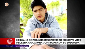 Estados Unidos: peruano busca a su hermano menor, perdido en Nueva York
