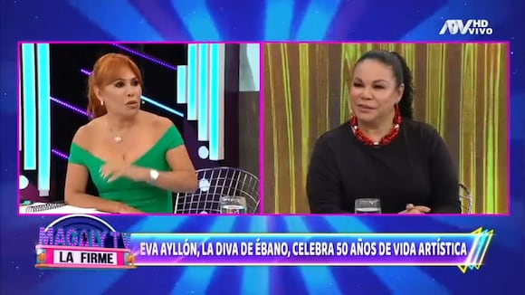 TROME - Eva Ayllón le aclara a Magaly si existe algún “secreto” entre ella y Natalia Málaga: “Estoy muy feliz de tenerla”