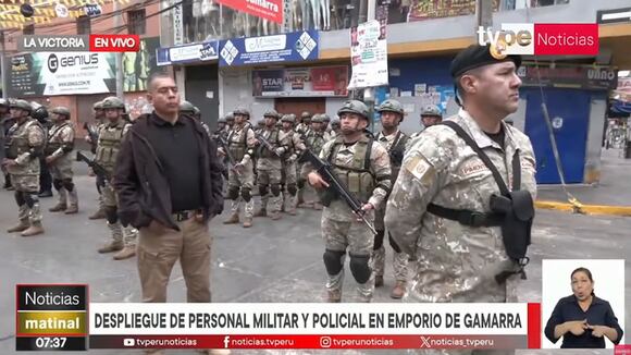 Medidas de sefuridad en emporio comercial de Gamarra