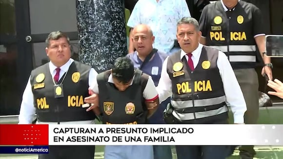 Capturan a presunto implicado en asesinato de familia