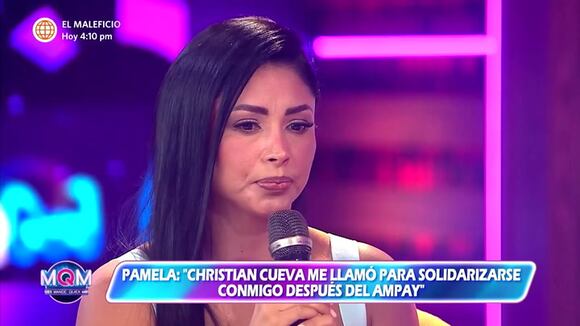 Cueva le cuenta a Pamela sobre la chiclayana