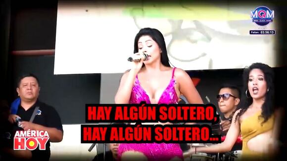 Pamela Franco y sus indirectas en concierto