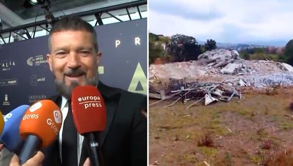 Antonio Banderas habla del derribo de su chalet en Marbella