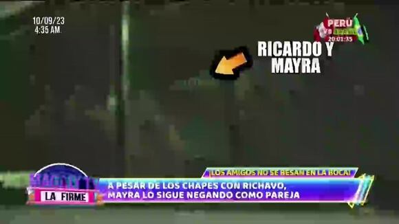 TROME |Mayra Goñi fue captada con Ricardo Mendoza (Magaly Tv)